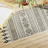 Vidaxl Rug fir bannen baussenzege Low -pole 80x300 cm Multi -Colored