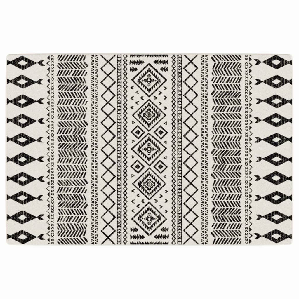 Vidaxl Rug fir bannen baussenzege Low -pole 120x180 cm Multi -Colored