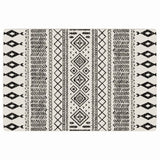 Vidaxl Rug fir bannen baussenzege Low -pole 120x180 cm Multi -Colored