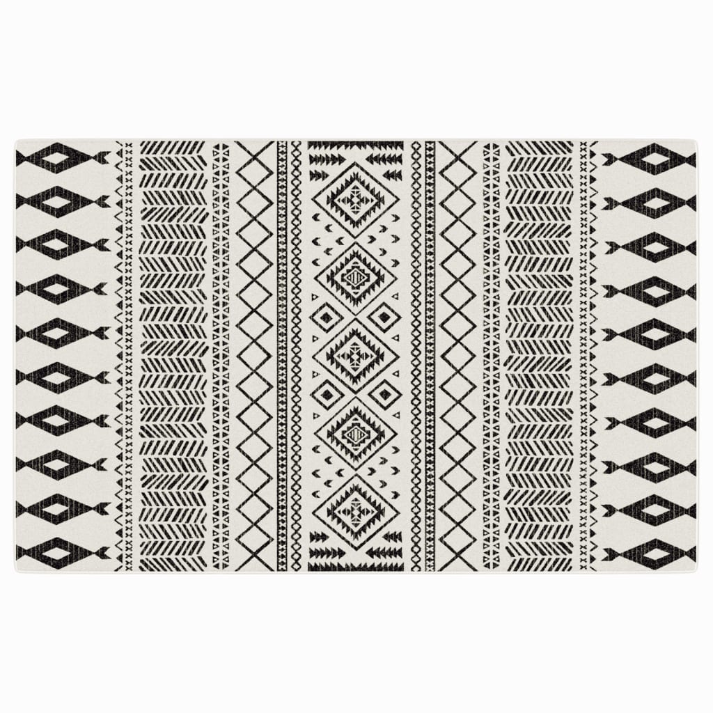 Vidaxl Rug fir bannen baussenzege Low -pole 190x300 cm Multi -Colored