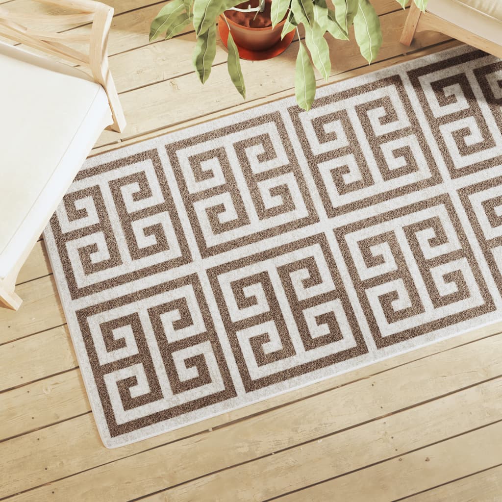 Vidaxl Rug fir bannen baussent niddereg -pole 80x150 cm Multi -Colored