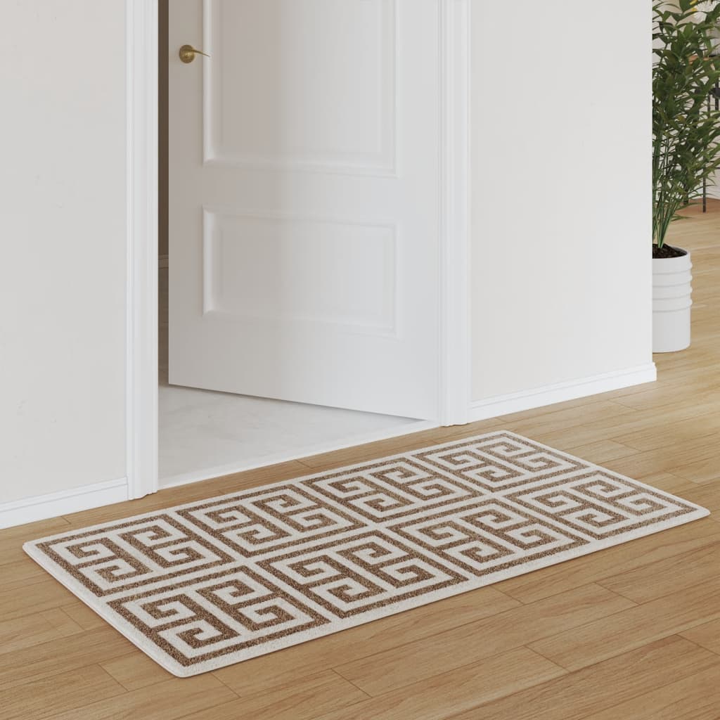 Vidaxl Rug fir bannen baussent niddereg -pole 80x150 cm Multi -Colored