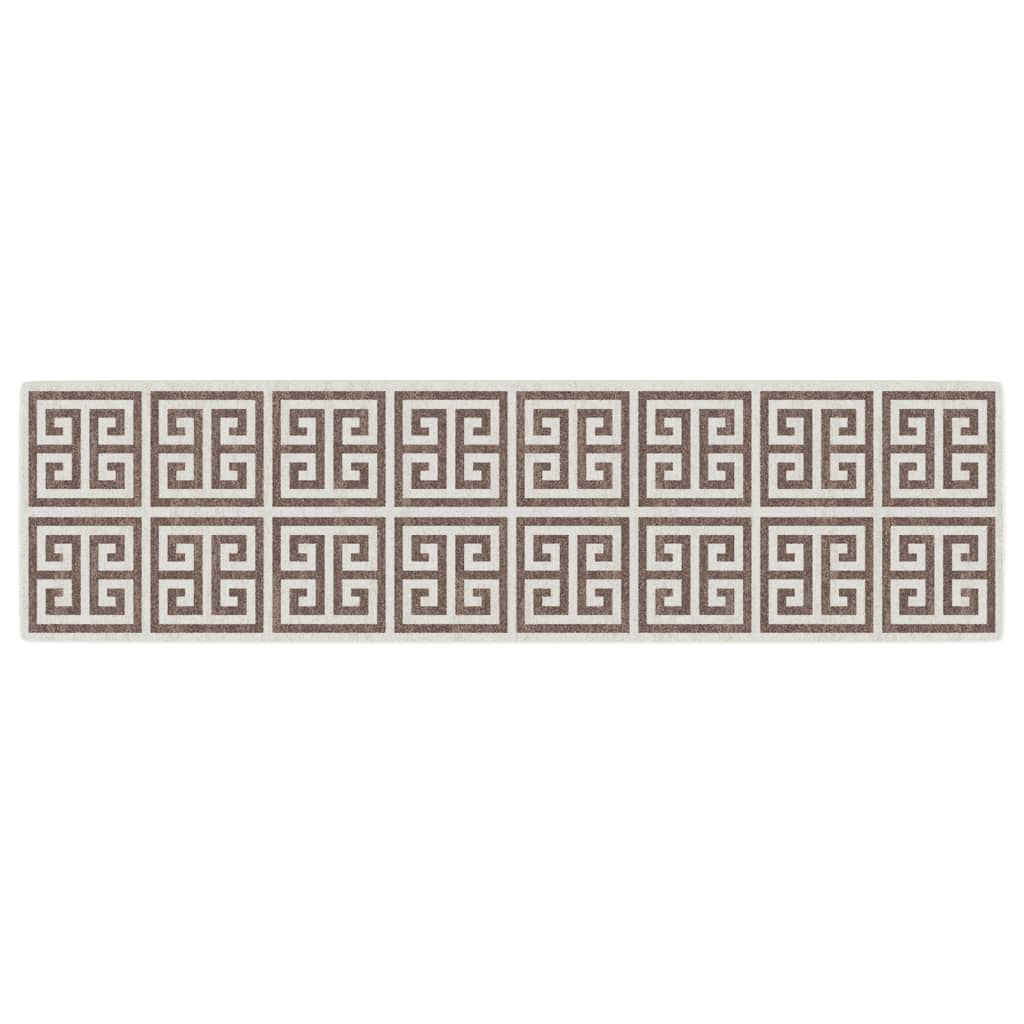 Tappeto Vidaxl per interno a basso livello -pole 80x300 cm multilorato