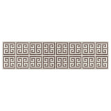 Tappeto Vidaxl per interno a basso livello -pole 80x300 cm multilorato