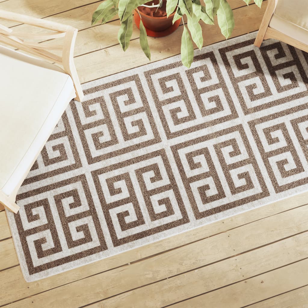 Tappeto Vidaxl per interno a basso livello -pole 80x300 cm multilorato