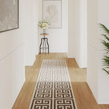 Tappeto Vidaxl per interno a basso livello -pole 80x300 cm multilorato