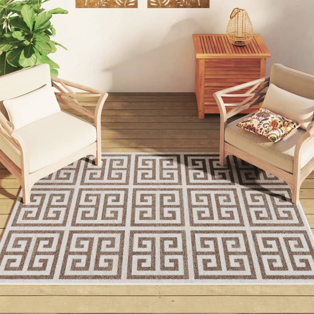 VIDAXL -Teppich für die Innenseite außerhalb von 120 x 180 cm, mehrfach gelöscht