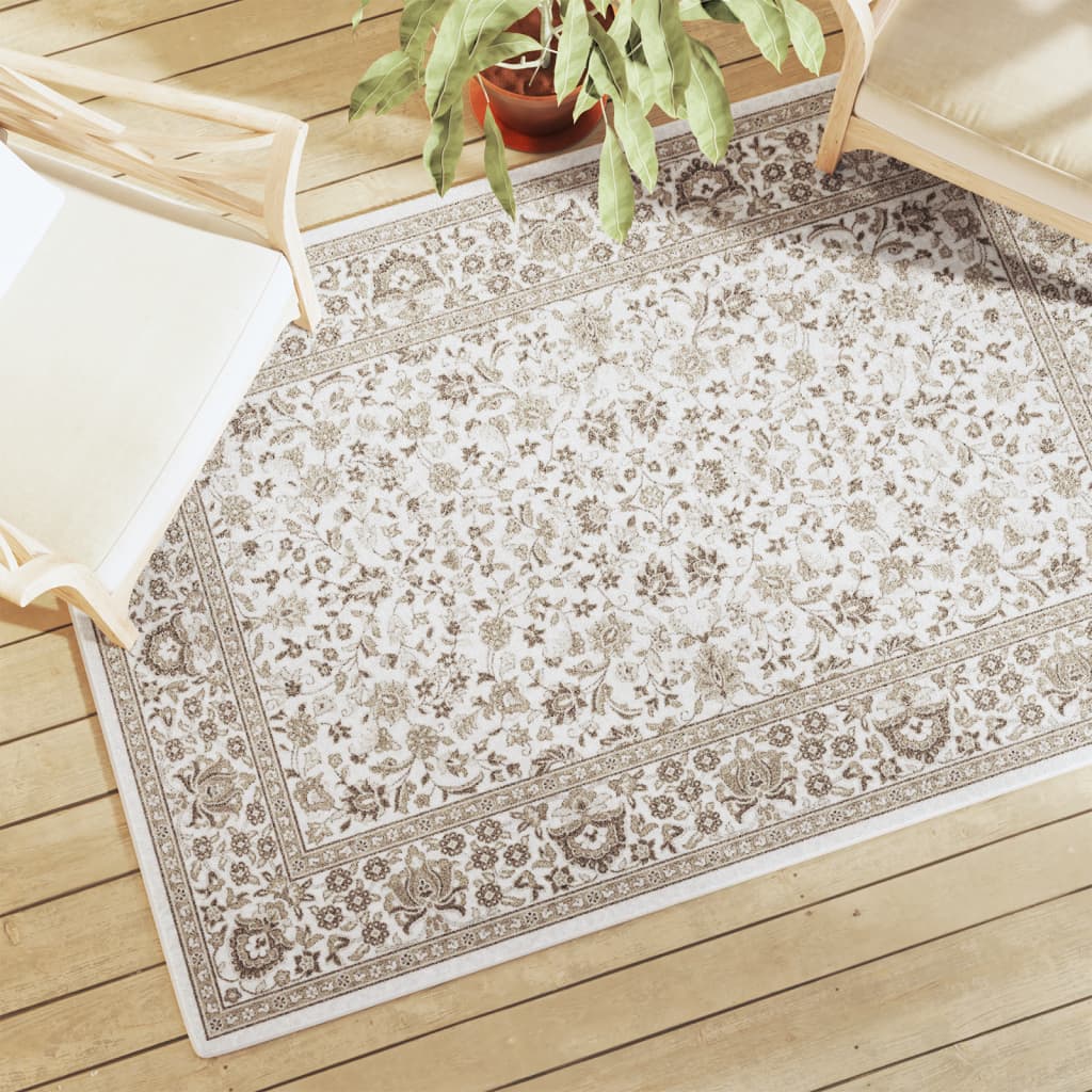 Vidaxl Rug fir bannen baussenzege Low -pole 120x180 cm Multi -Colored