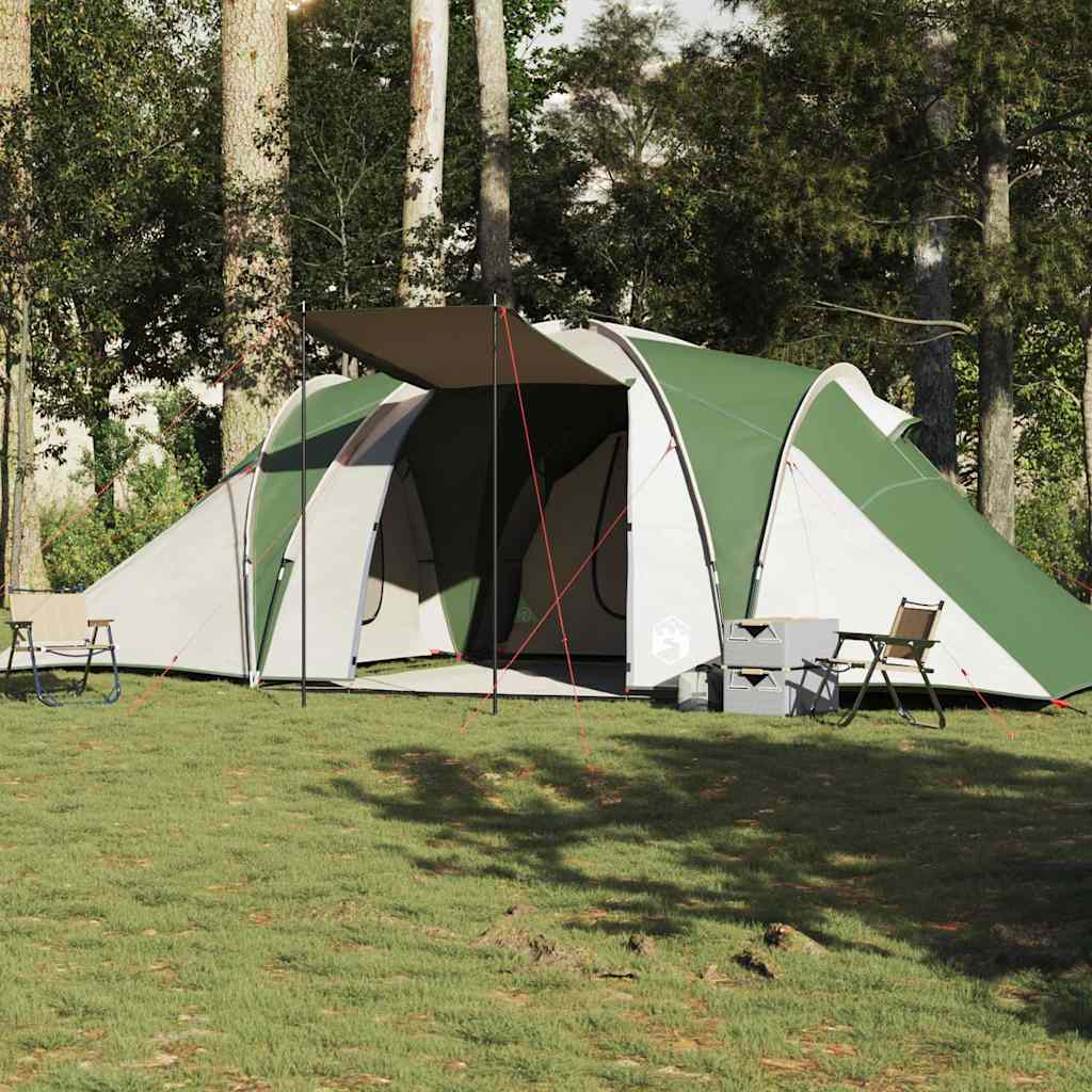 VidaXL Dome tent 6-person Waterproof Green