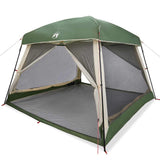Tienda familiar VidaXL 6 personas impermeable verde