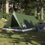 VidaXL sátor 2 személyes vízálló oliva zöld