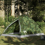 Vidaxl Dome Tenda per 2 persone Mimetizzaggio impermeabile