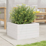 VidaXL Planning box 40x40x23 cm Solid pine white