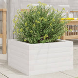 VidaXL Planning box 40x40x23 cm Solid pine white
