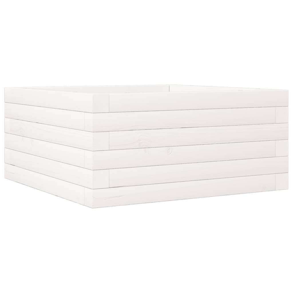 Vidaxl Planning box 50x50x23 cm Solid pine white