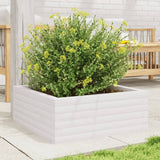 VidaXL Planning box 60x60x23 cm Solid pine white