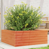 Vidaxl Planning Box 60x60x23 cm Solid fyrretræbrun