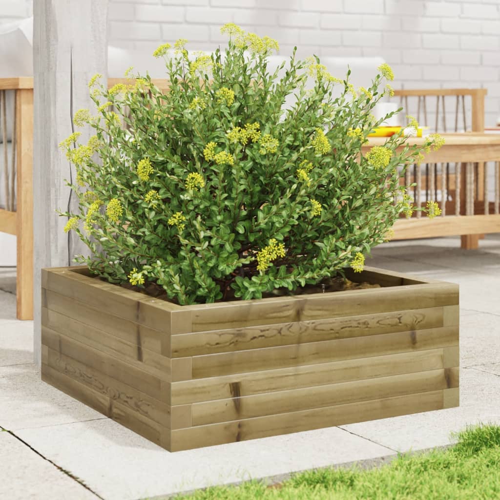 Vidaxl Planning Box 60x60x23 cm imprægneret fyrretræ