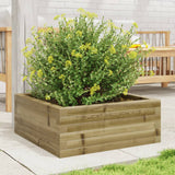 Vidaxl Planning Box 60x60x23 cm imprægneret fyrretræ