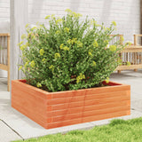 Vidaxl Planning Box 70x70x23 cm Solid fyrretræbrun