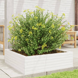 Vidaxl Planungbox 80x80x23 cm feste Péiere wäiss