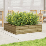 Vidaxl plangt Box 90x90x23 cm Imprägnéiert Pine