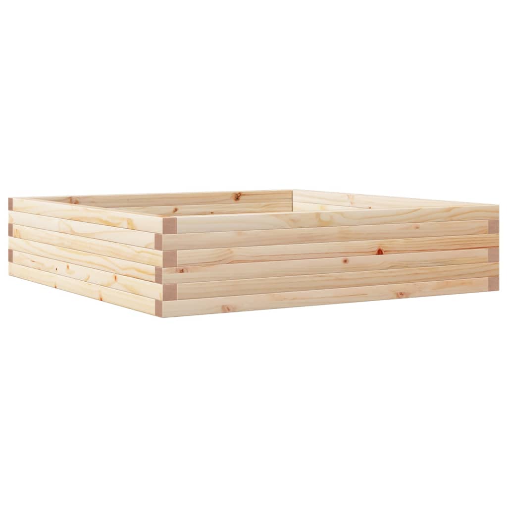 Vidaxl Planning box 100x100x23 cm Solid pine