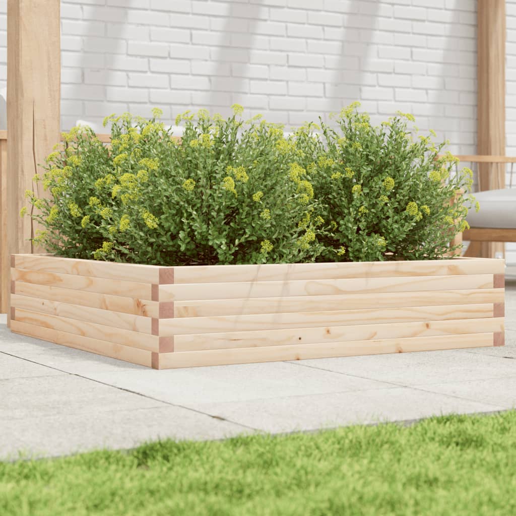 Vidaxl Planning box 100x100x23 cm Solid pine
