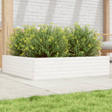 VidaXL Planning box 100x100x23 cm Solid pine white