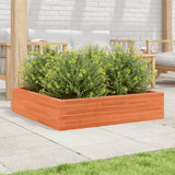 Vidaxl Planning Box 100x100x23 cm Solid fyrretræbrun