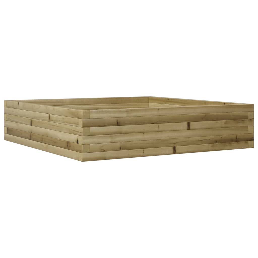Vidaxl Planning Box 100x100x23 cm imprægneret fyrretræ