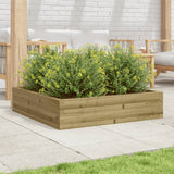 Vidaxl Planning Box 100x100x23 cm imprægneret fyrretræ