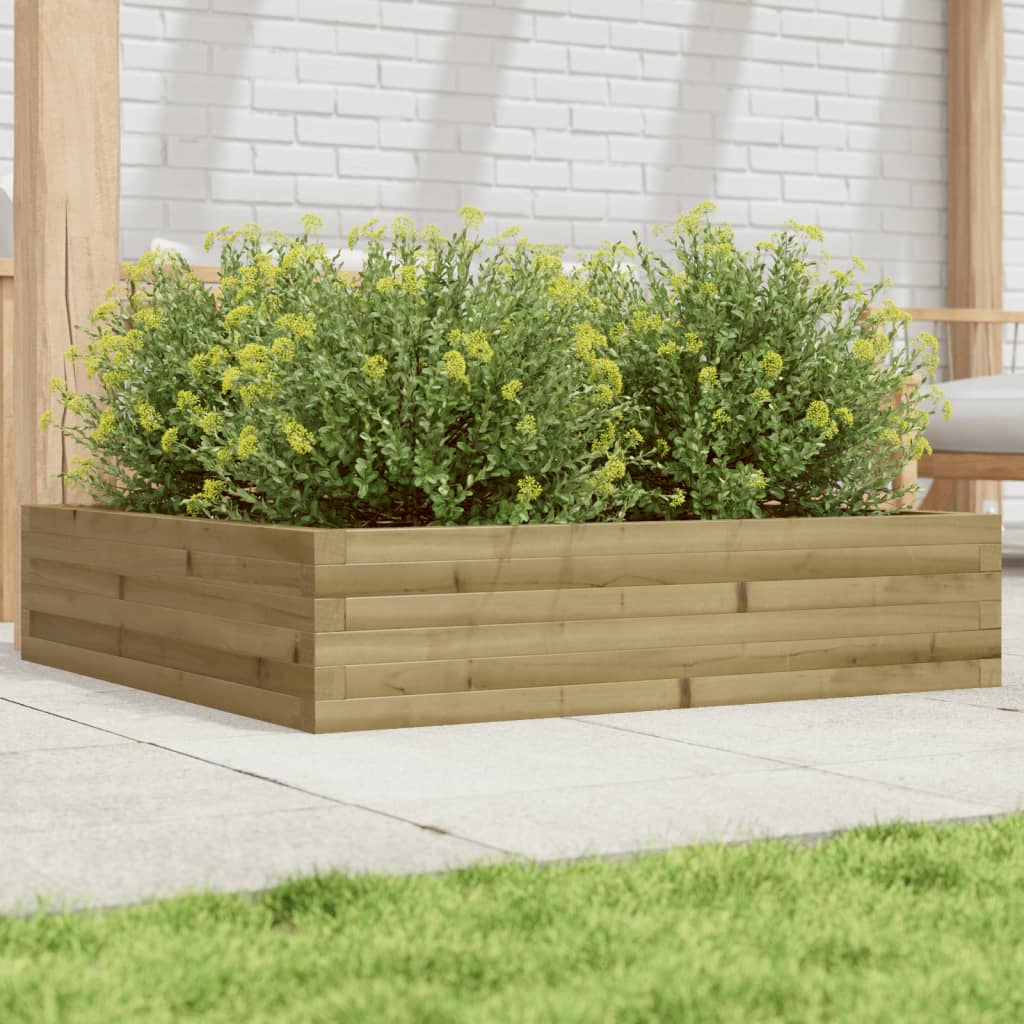 Vidaxl Planning Box 100x100x23 cm imprægneret fyrretræ