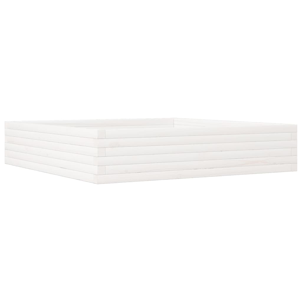Casella di pianificazione Vidaxl 110x110x23 cm Pino solido