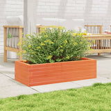 VidaXL Planning box 90x40x23 cm Solid pine wash brown