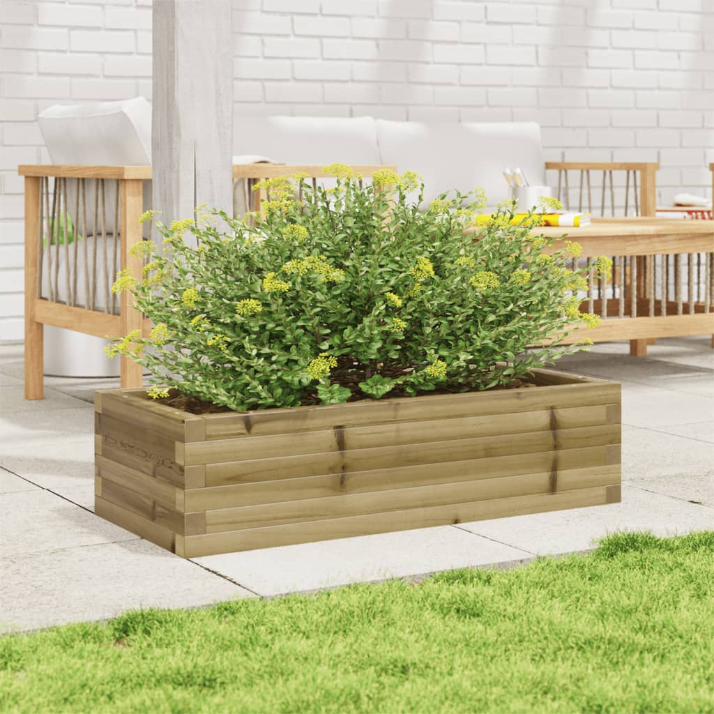 Vidaxl Planning Box 90x40x23 cm imprægneret fyrretræ