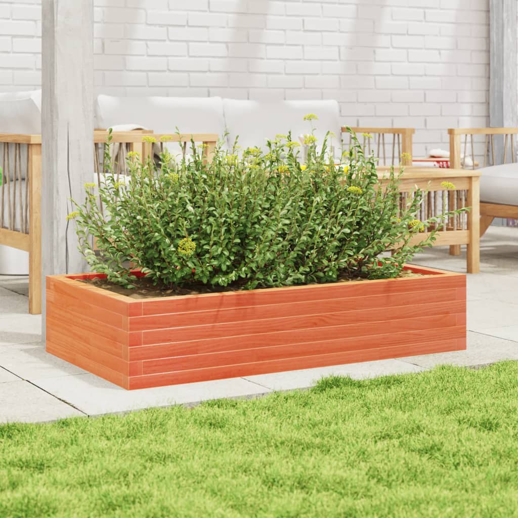Plánovací box Vidaxl 110x60x23 cm pevná borovice promývá hnědá