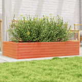 Plánovací box Vidaxl 110x60x23 cm pevná borovice promývá hnědá