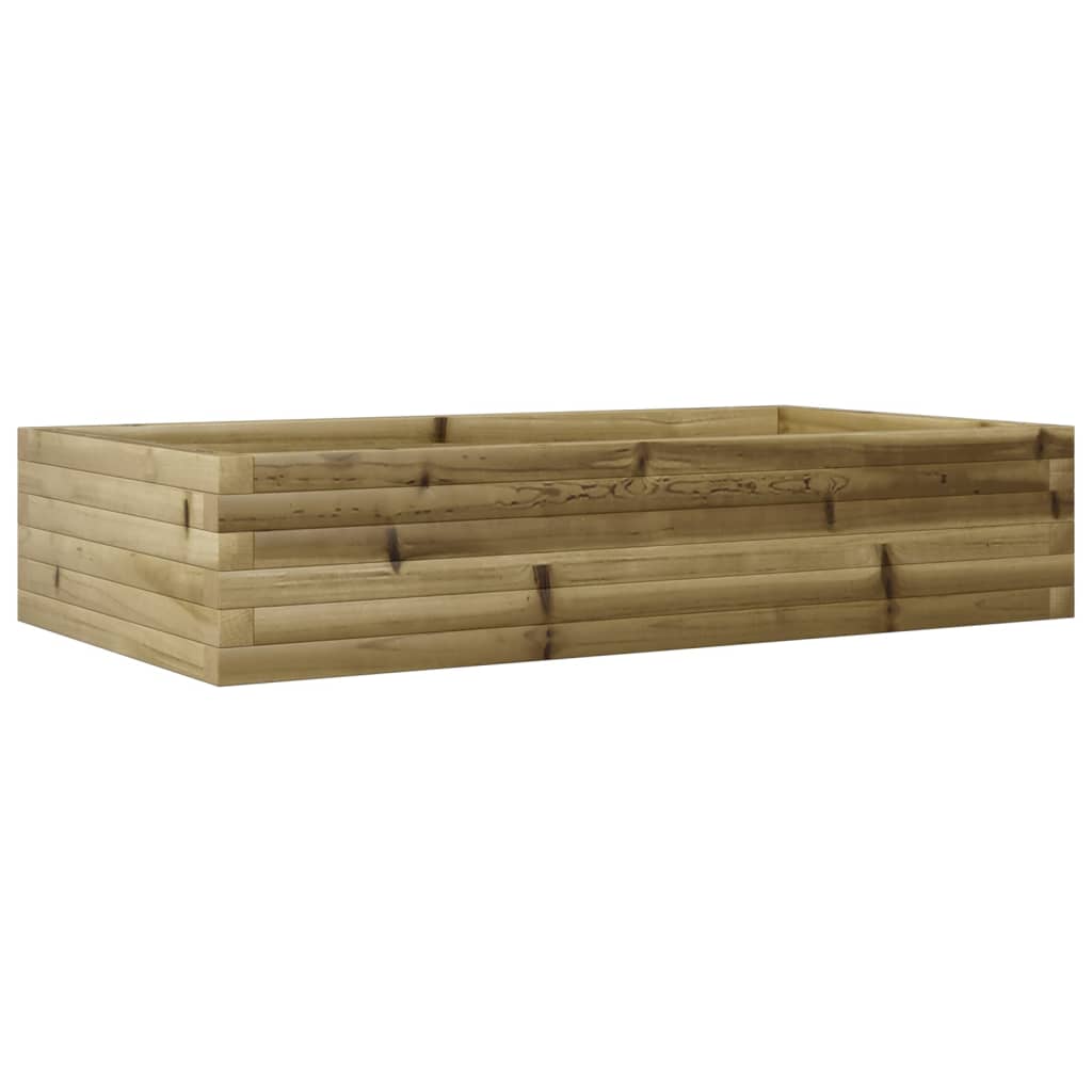 Casella di pianificazione Vidaxl 110x60x23 cm Pine impregnato