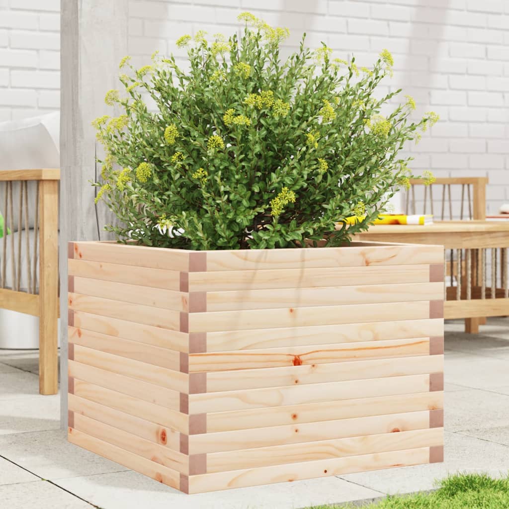 Vidaxl Planning Box 60x60x45,5 cm Solid fyrretræ