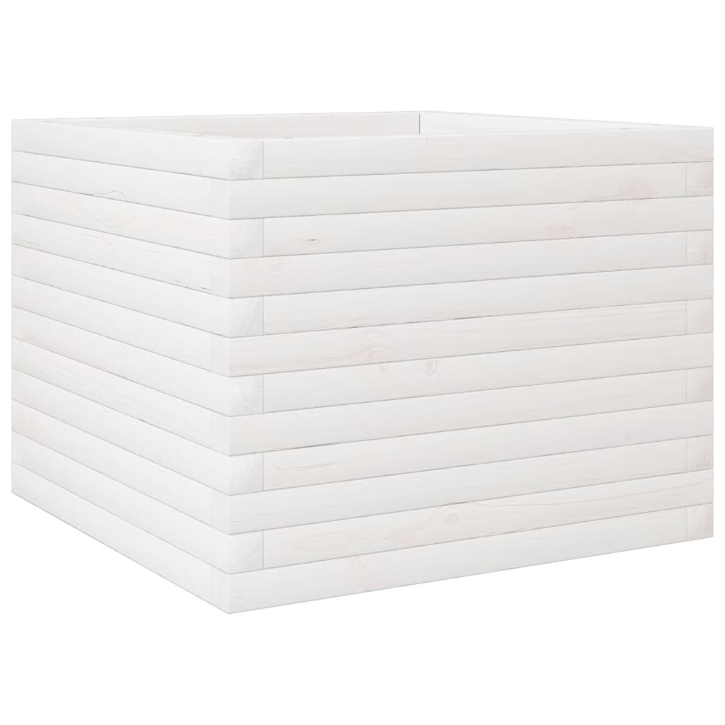 VidaXL Planning box 60x60x45.5 cm Solid pine white