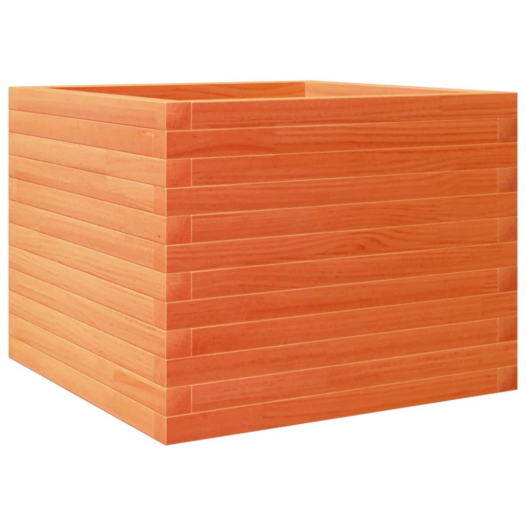 VIDAXL -Planungsbox 60x60x45.5 cm Festkiefer Wäsche Braun