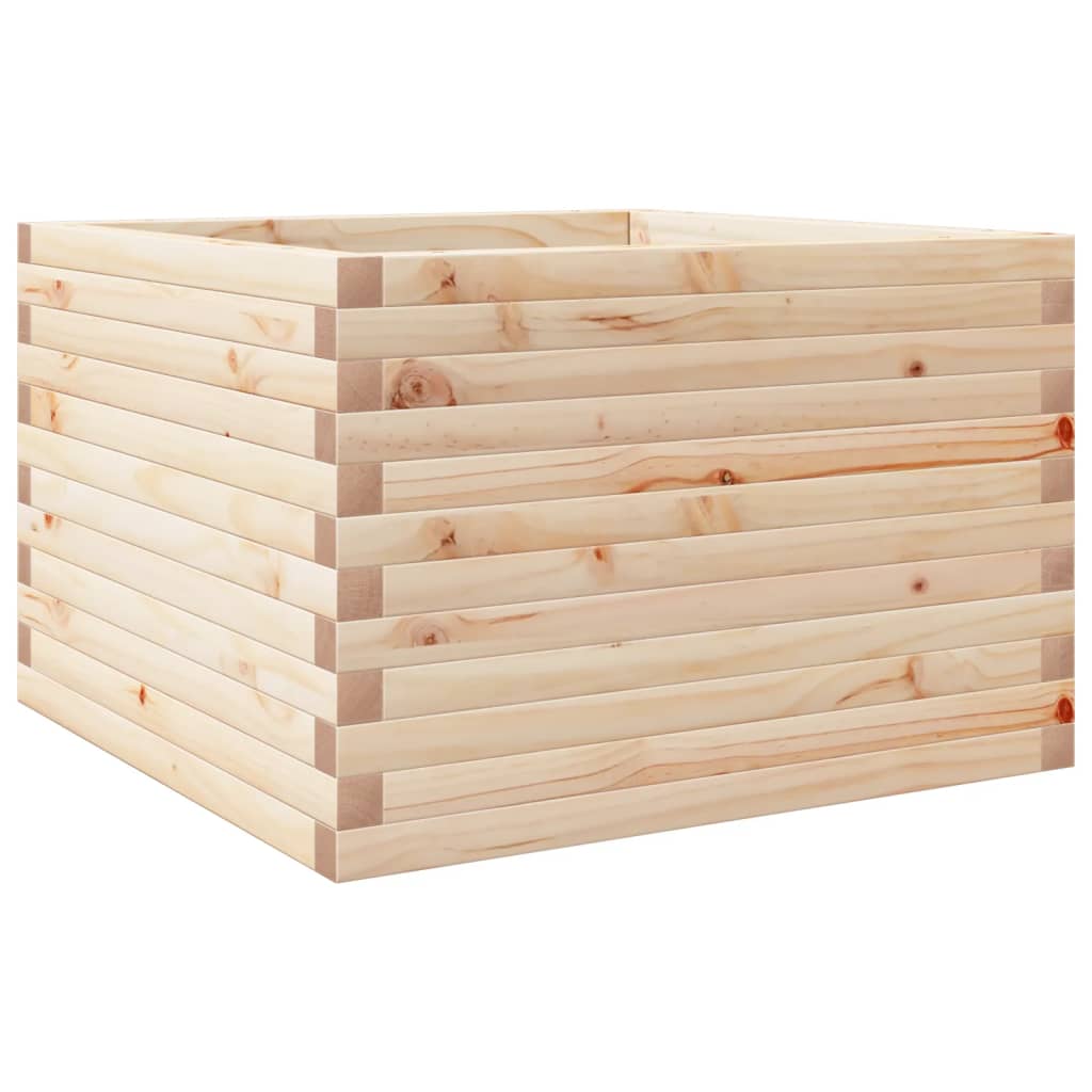 Casella di pianificazione di Vidaxl 70x70x45.5 cm Pino solido