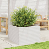 Vidaxl Planning Box 70x70x45,5 cm Solid fyrretræ hvid