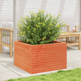 Vidaxl Planning box 70x70x45.5 cm Solid pine wash brown
