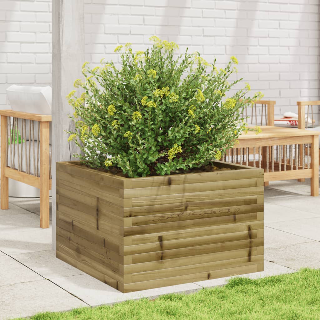 Vidaxl Planning Box 70x70x45,5 cm Imprægneret fyrretræ
