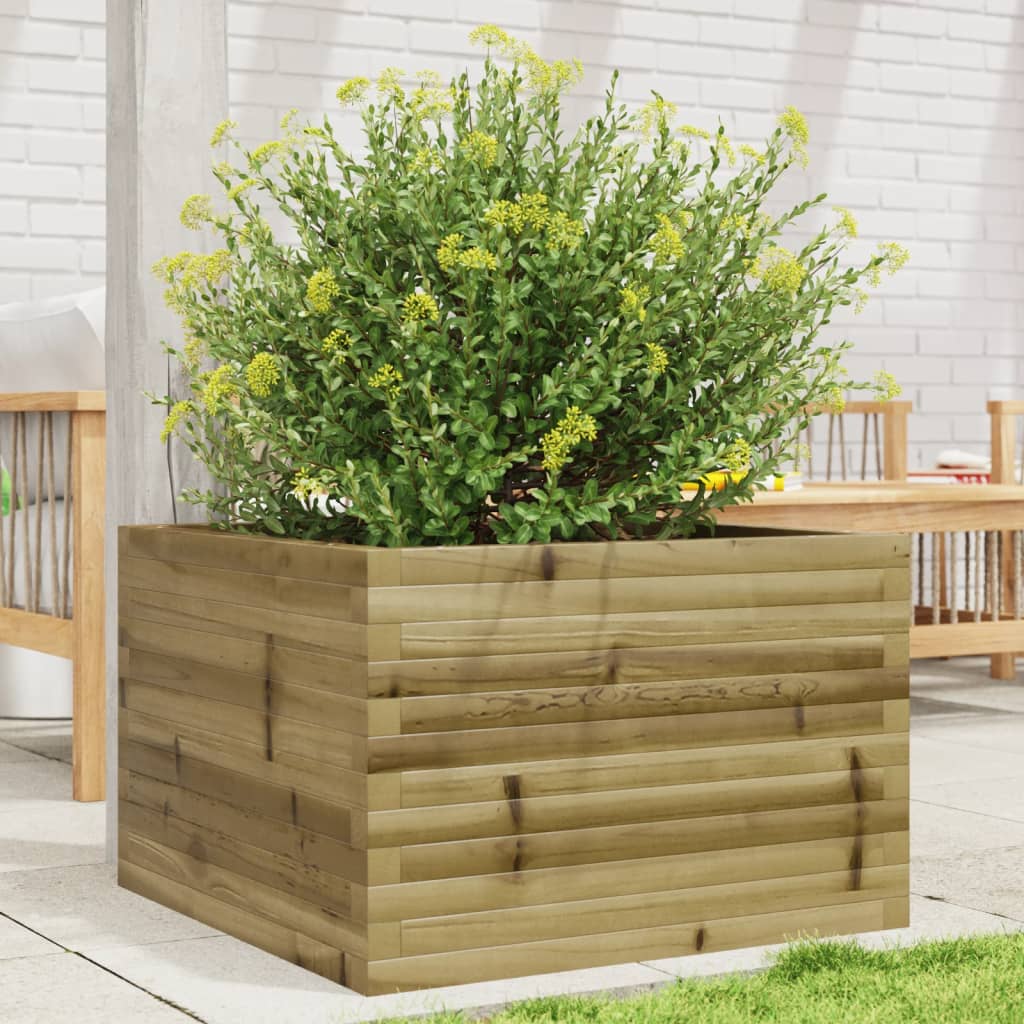 Vidaxl Planning Box 70x70x45,5 cm Imprægneret fyrretræ
