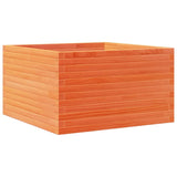 VidaXL Planning box 80x80x45.5 cm Solid pine wash brown