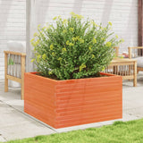 VidaXL Planning box 80x80x45.5 cm Solid pine wash brown