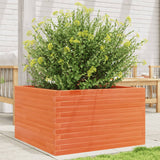 VidaXL Planning box 80x80x45.5 cm Solid pine wash brown